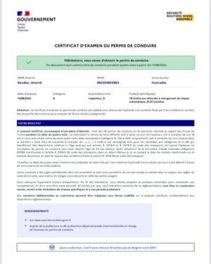 Nouveau CEPC - Auto-école INRI'S La Courneuve